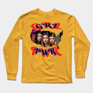 GRL PWR CHEMISTRY FEMALE GRADUATES Long Sleeve T-Shirt